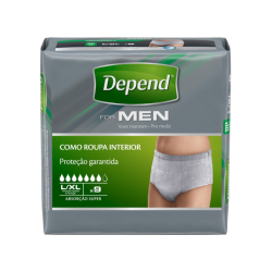 Cueca Fralda Depend